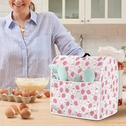 DIYFLASH Stand Mixer Cover Kitchen Mixer Cover With Pockets Strawberry Dust Covers For Kitchen Appliances, Fashion Home Kitchen Small Appliance Parts Accessories Size S 19 DIYFLASH Stand Mixer Cover Kitchen Mixer Cover With Pockets Strawberry Dust Covers For Kitchen Appliances, Fashion Home Kitchen Small Appliance Parts Accessories Size S -KitchenAid Shop 51tqVIwhGGL