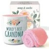 Andma Gifts From Grandkids - Best Grandma Ever Coffee Mug And Socks, Great Gift From Grandson Granddaughter, Grandchildren, Greatest Grandparents Birthday, Christmas, Mothers Day