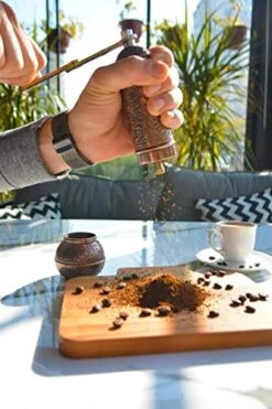 Decorative Coffee Grinder, Antique Refillable Turkish Style Mill With Adjustable Grinder, Manual Coffee Mill With Handle 9 Decorative Coffee Grinder, Antique Refillable Turkish Style Mill With Adjustable Grinder, Manual Coffee Mill With Handle -KitchenAid Shop 51uQZB58C6L