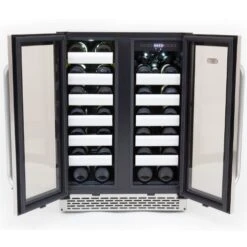 BWR-401DS 40 Bottle Stainless Steel Dual Zone Built Wine Refrigerators-Elite Series With Seamless Doors -KitchenAid Shop 51uX20DHooL
