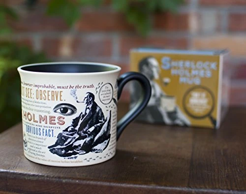 Sherlock Holmes Coffee Mug - Holmes Quotes, Rules Of Deduction, Intriguing Images, And Sidney Pagets' Portrait 6 Sherlock Holmes Coffee Mug - Holmes Quotes, Rules Of Deduction, Intriguing Images, And Sidney Pagets' Portrait - Image 4