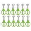 Quail Egg Cutter Scissors Stainless Steel Pigeon Bird Egg Opener Pack Of 12