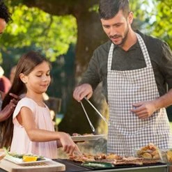 4 Pack 18/10(304) Stainless Steel Grill Tongs Korean Japanese Barbecue Tongs Kitchen Food Tongs Tweezers Cooking Clamp (9.5inch) -KitchenAid Shop 51uranHfUeL