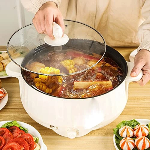 ALONCEtg Stockpots Dormitory Electric Cooking Pot Cooking, Frying And Frying All-in-one Pot Non-Stick Pot Electric Frying Pan Takeaway Electric Hot Pot 5 ALONCEtg Stockpots Dormitory Electric Cooking Pot Cooking, Frying And Frying All-in-one Pot Non-Stick Pot Electric Frying Pan Takeaway Electric Hot Pot - Image 3