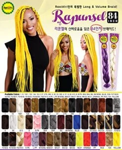 Rastafri Rapunsel 84" (BK/WINE)