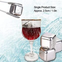 Stones, 6Pcs Ice Cubes Reusable Beer Beverages Ice Stone With Clamp -KitchenAid Shop 51v9n7gLk0L