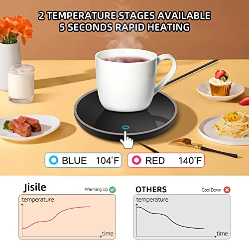 Candle Warmer, Coffee Mug Warmer With 2 Temperature Settings And Auto Shut Off, Smart Coffee Warmer For Office Desk, Cup Warmer, Electric Beverage Warmer For Coffee, Tea, Milk 4 Candle Warmer, Coffee Mug Warmer With 2 Temperature Settings And Auto Shut Off, Smart Coffee Warmer For Office Desk, Cup Warmer, Electric Beverage Warmer For Coffee, Tea, Milk - Image 2