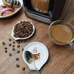 Coffee Spoon Rest, Engraved Cute Counter Spoon Holder Funny Farmhouse Home Bar Coffee Station Table Accessories Décor, Gift For Coffee Lovers Girlfriend Wife Husband Anniversary Friends 8 Coffee Spoon Rest, Engraved Cute Counter Spoon Holder Funny Farmhouse Home Bar Coffee Station Table Accessories Décor, Gift For Coffee Lovers Girlfriend Wife Husband Anniversary Friends -KitchenAid Shop 51vQlL92w9L