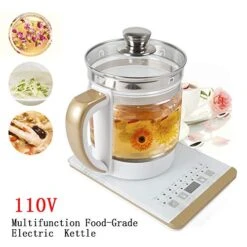 Lectric Kettle Health Pot Multifunction Tea Maker And Kettle 2 Liter Health-Care Decoction Pot Rose Gold Herbal Tea Porridge 800W 110V -KitchenAid Shop 51vUaquyJ9L