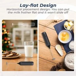 Ilk Frother Rechargeable, Handheld Electric Whisk, MAEXUS USB-C Rechargeable Milk Frother, Handheld Foam Maker For Lattes, Matcha, Cappuccino, Frappe, Hot Chocolate -KitchenAid Shop 51vZ7nKRuCL