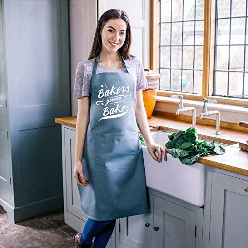 Saukore Funny Baking Aprons For Women Men, Cute Baking Gifts For Bakers, Kitchen Cooking Apron With 2 Pockets - Birthday Housewarming Mothers Day Apron Gift For Mom Wife Husband Daughter Son Sister 8 Saukore Funny Baking Aprons For Women Men, Cute Baking Gifts For Bakers, Kitchen Cooking Apron With 2 Pockets - Birthday Housewarming Mothers Day Apron Gift For Mom Wife Husband Daughter Son Sister - Image 6