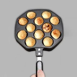12 Holes Takoyaki Maker, Mini Pancakes Maker Japanese Taiyaki Pan Nonstick Egg Mcmuffin Maker Cast Iron Pan Cooking Tools With Handle For Octopus Ball Egg Puffs Mold Baking 13 12 Holes Takoyaki Maker, Mini Pancakes Maker Japanese Taiyaki Pan Nonstick Egg Mcmuffin Maker Cast Iron Pan Cooking Tools With Handle For Octopus Ball Egg Puffs Mold Baking -KitchenAid Shop 51veFELZ7ZL