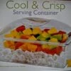 And Crisp Acrylic Serving Container 6 Quart/with Ice Compartment