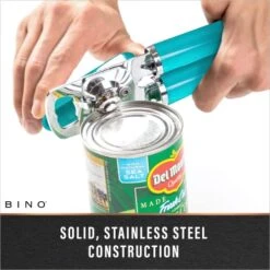 Stainless Steel Can Opener - Aqua | Bottle & Can Opener Manual | HandHeld Can Opener | Utility Can Opener | Can Opener With Sharp Blades Smooth Edge | Can Opener Handle | Kitchen Accessories -KitchenAid Shop 51vr3MU1HhL