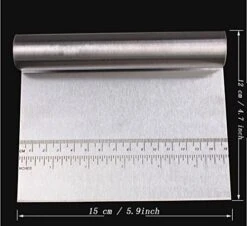 Eoocvt Stainless Steel Dough Scraper Cake Pizza Cutter Pastry Bread Separator Scale Knife 7 Eoocvt Stainless Steel Dough Scraper Cake Pizza Cutter Pastry Bread Separator Scale Knife -KitchenAid Shop 51vsyWkyY7L