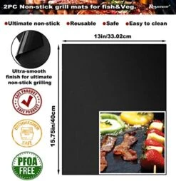 23pc Must-Have BBQ Grill Accessories Set With Thermometer In Case - Stainless Steel Barbecue Tool Set With 2 Grill Mats For Backyard Outdoor Camping - Best Grill Gift For On Birthday -KitchenAid Shop 51vyS2ozwqL