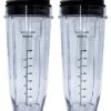 Blendin 32 Ounce Cup With Sip N Seal Lids - Replacement Jar Compaible With Nutri Ninja Auto-iQ 1000W And Duo Blenders - Premium Blender Cups Replacement (2 Pack) 2 Blendin 32 Ounce Cup With Sip N Seal Lids - Replacement Jar Compaible With Nutri Ninja Auto-iQ 1000W And Duo Blenders - Premium Blender Cups Replacement (2 Pack) -KitchenAid Shop 51wB1tngrsL