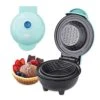 Dash Mini Waffle Bowl Maker For Breakfast, Burrito Bowls, Ice Cream And Other Sweet Deserts, Recipe Guide Included - Aqua