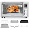 Air Fryer Toaster Oven, 12-in-1 Convection Oven Countertop With Rotisserie, Stainless Steel 32QT/32L, 6-Slice Toast, 13-inch Pizza,100 Recipes, Basket, Tray(6 Accessories)Included, CO130-AO -KitchenAid Shop 51wK1gMNZLL