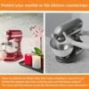 Mixer Slider Mat For Kitchenaid Stand Mixer 4.5-5 Qt Tilt-Head Stand Mixer With 2 Cord Organizers, Kitchen Aid Mixer Accessories And Attachments (4.5-5Qt Mat) -KitchenAid Shop 51wNCuvdZnL