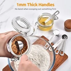 Measuring Spoons: U-Taste 18/8 Stainless Steel Measuring Spoons Set Of 9 Piece: 1/16 Tsp, 1/8 Tsp, 1/4 Tsp, 1/3 Tsp, 1/2 Tsp, 3/4 Tsp, 1 Tsp, 1/2 Tbsp & 1 Tbsp Dry And Liquid Ingredients 9 Measuring Spoons: U-Taste 18/8 Stainless Steel Measuring Spoons Set Of 9 Piece: 1/16 Tsp, 1/8 Tsp, 1/4 Tsp, 1/3 Tsp, 1/2 Tsp, 3/4 Tsp, 1 Tsp, 1/2 Tbsp & 1 Tbsp Dry And Liquid Ingredients -KitchenAid Shop 51wqbpQO8eL