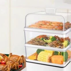 Tg Stock Pot Electric Cooker Household Multi-Function Three Layer Large Capacity Full-Automatic Cooking Integrated Vegetable Steaming Machine Breakfast Machine -KitchenAid Shop 51wwjqd6q8L 2