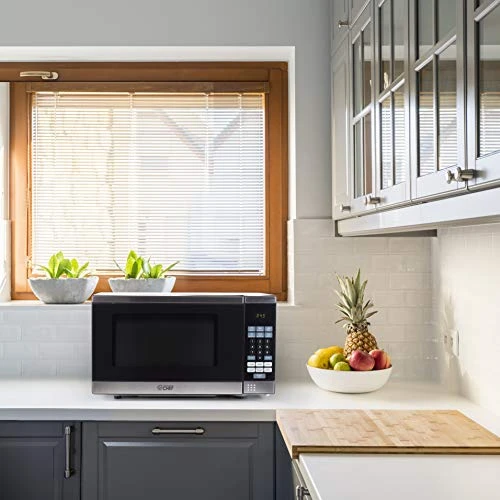 Hef Countertop Microwave Oven, 0.7 Cubic Feet, Stainless Steel 7 Hef Countertop Microwave Oven, 0.7 Cubic Feet, Stainless Steel - Image 5