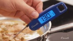 Compact Portable Meat Candy Folding Digital Thermometer, Backlit Display Easy To Storage With Magnet, Red -KitchenAid Shop 51x7uoEZI5L