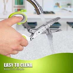 Herb Scissors With 5 Multi Stainless Steel Blades And Safe Cover Kitchen Gadgets Cutter, Kitchen Chopping Shear, Mincer, Sharp Dishwasher Safe Kitchen Gadget, Culinary Cutter -KitchenAid Shop 51xAl0aLAwL