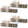 MILIJIA 4 Pack Storage Baskets With Strongly Magnet For Refrigerator, Metal Storage Bins, Spice Rack/Shelf For Kitchen And Pantry 2 MILIJIA 4 Pack Storage Baskets With Strongly Magnet For Refrigerator, Metal Storage Bins, Spice Rack/Shelf For Kitchen And Pantry -KitchenAid Shop 51xB3qcl38L