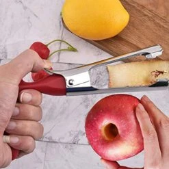 Apple Cutter Slicer & Corer Kit, 12-Blade Apple Slicer Cutter, Apple Corer Apple Core Remover For Kitchen, Include 3 Premium Stainless Steel Fruit Forks -KitchenAid Shop 51xFtt9XXWL