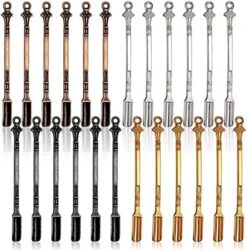 Spoon Mini Shovel Medicine Spoon, Tableware Charm, Pendants Necklace Mini Shovel For Filling Vials With Herbs, Home Supply Necklace Spoon, Gold, Silver, Antique Brass, Black Gray (24 Pieces) -KitchenAid Shop 51xOISig2jS. AC
