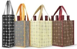 - Reusable Wine Bottle Tote Bags, Wine Bags For Wine Bottles Gifts, Wine Bags With Handles, Wine Bottle Carrier, Wine Bags For 1-6 Bottles, Set Of 4, Ornate 21 - Reusable Wine Bottle Tote Bags, Wine Bags For Wine Bottles Gifts, Wine Bags With Handles, Wine Bottle Carrier, Wine Bags For 1-6 Bottles, Set Of 4, Ornate -KitchenAid Shop 51xPCo5ScL. AC