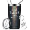 Best Teacher Ever, Birthday Gifts For Teacher From Student, Kids, Appreciation Christmas Gifts For Women, Men, Best Friend, Ladies, Classroom - Travel Tumbler Cup -KitchenAid Shop 51xUBpbSeQL