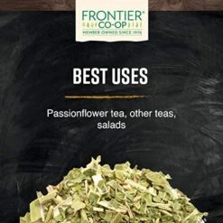 Frontier Co-op Passion Flower Herb, Cut & Sifted, Kosher, Non-irradiated | 1 Lb. Bulk Bag | Passiflora Incarnata L. 12 Frontier Co-op Passion Flower Herb, Cut & Sifted, Kosher, Non-irradiated | 1 Lb. Bulk Bag | Passiflora Incarnata L. -KitchenAid Shop 51xX0EWyvdL