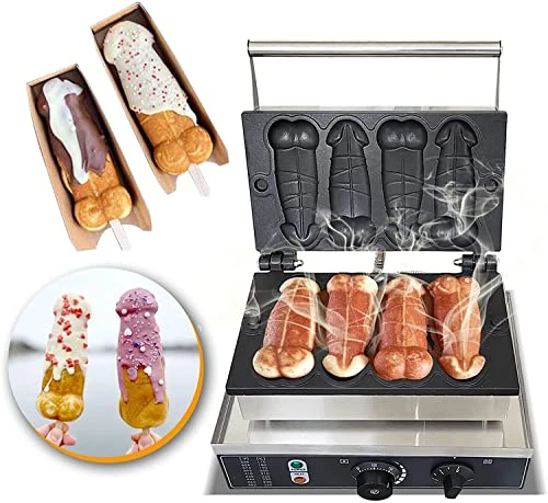 Commercial Strange Shape Waffle Machine,Waffle Stick Maker, Waffle Iron Baking Machine,Hot Dog Sausage Grill Baker,Waffle Snacks Machine For Food Carts,Snack Food,Bars And Dessert Shops 4 Commercial Strange Shape Waffle Machine,Waffle Stick Maker, Waffle Iron Baking Machine,Hot Dog Sausage Grill Baker,Waffle Snacks Machine For Food Carts,Snack Food,Bars And Dessert Shops - Image 2