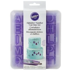 Wilton Letter And Number Fondant Cutters Set, 40-Piece -KitchenAid Shop 51xaeeT6DyL