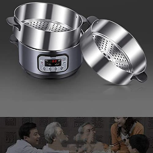 Electric Steamer Household Fish Pot Steel Stainless Steel Three-Layer Electric Food Steamer Multi Cooker 7 Electric Steamer Household Fish Pot Steel Stainless Steel Three-Layer Electric Food Steamer Multi Cooker - Image 5