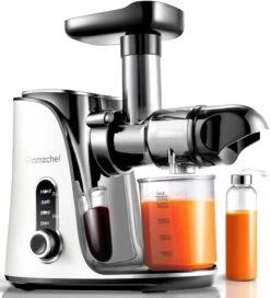 Juicer Machines,AMZCHEF Slow Masticating Juicer Extractor, Cold Press Juicer With Two Speed Modes, Travel Bottle(500ML),LED Display, Easy To Clean Brush & Quiet Motor For Vegetables&Fruits,Gray 20 Juicer Machines,AMZCHEF Slow Masticating Juicer Extractor, Cold Press Juicer With Two Speed Modes, Travel Bottle(500ML),LED Display, Easy To Clean Brush & Quiet Motor For Vegetables&Fruits,Gray -KitchenAid Shop 51xet6A9ppL. AC