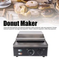 Commercial Electric Donut Maker 6 Holes Double Sides Heating Donut Maker Machine For Restaurant Bakery Snack Bar Street Vendor Home Electric Donut Maker Machine -KitchenAid Shop 51xhqGaQ7JL 3