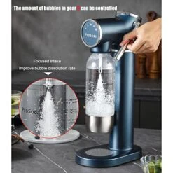 Bubble Water Machine, Soda Water Machine, Home Made Carbonated Beverage Soda Machine, 5 Gears Can Control Different Bubble Volume, Including 2 PET Bottles (0.5L And 1L), Excluding CO2 Bottles 13 Bubble Water Machine, Soda Water Machine, Home Made Carbonated Beverage Soda Machine, 5 Gears Can Control Different Bubble Volume, Including 2 PET Bottles (0.5L And 1L), Excluding CO2 Bottles -KitchenAid Shop 51xj2YlsanL
