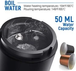 Portable Coffee Maker: 12V Travel Espresso Machine, 15 Bar Pressure Rechargeable Battery Heating Water With Organize Case For Camping, Driving, Home And Office 8 Portable Coffee Maker: 12V Travel Espresso Machine, 15 Bar Pressure Rechargeable Battery Heating Water With Organize Case For Camping, Driving, Home And Office -KitchenAid Shop 51xnexXUs7L