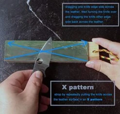 Leather Paddle Strop With 1 Oz Polishing Compound, For Sharpening & Honing- Knives, Straight Razor, Woodcarving Chisels  -KitchenAid Shop 51xxTUk5oQL