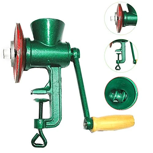 Manual Mill Grinder,Household Coffee Bean Corn Grain Food Mill Machine Hand Crank Grain Mill Cast-iron And Wood Home Kitchen Grinding Tool For Coffee Corn Rice Soybean Nut Wheat 5 Manual Mill Grinder,Household Coffee Bean Corn Grain Food Mill Machine Hand Crank Grain Mill Cast-iron And Wood Home Kitchen Grinding Tool For Coffee Corn Rice Soybean Nut Wheat - Image 3
