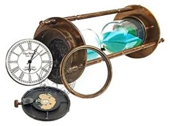 Marine Antique Brass Compass Hourglass Nautical Maritime Sand Timer & Desk Clock 10 Marine Antique Brass Compass Hourglass Nautical Maritime Sand Timer & Desk Clock -KitchenAid Shop 51y24dKJgFL