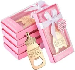 24 Pcs Baby Shower Return Gifts For Guest Supplies Poppin Baby Bottle Shaped Bottle Opener Wedding Favor With Exquisite Packaging Party Souvenirs Gift Decorations By WeddParty (Blue 24pcs) -KitchenAid Shop 51yFriALY6L. AC 1