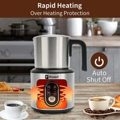 Milk Frother, 4-in-1 Milk Frother And Steamer, Thick Warm Foam, Light Warm Foam, Hot Chocolate Milk And Cold Foam Milk Frother, Dishwasher Safe, Smart Touch Control Milk Warmer, Sliver -KitchenAid Shop 51yVkRcPN9L