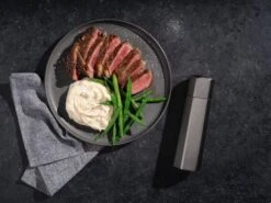 Mill Salt Grinder - Fast, Heavy-Duty Salt Mill With Unique Burr Grinder, Ten Grind Settings, Button-Enabled With Quick-release Cap -KitchenAid Shop 51yjT1VkaYL