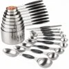 Measuring Cups And Spoons Set Stainless Steel Includes 8 Heavy Duty Measuring Cups 8 Double Sided Magnetic Measuring Spoons And 1 Leveler For Dry And Liquid Ingredients 1 Measuring Cups And Spoons Set Stainless Steel Includes 8 Heavy Duty Measuring Cups 8 Double Sided Magnetic Measuring Spoons And 1 Leveler For Dry And Liquid Ingredients -KitchenAid Shop 51yoVmCkUTL