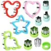 Sandwich Cutter Set, Including 4 Sandwich Cutters Shaped Like Dinosaur, Star And Heart And 7 Vegetable Cutters, Suitable For Children